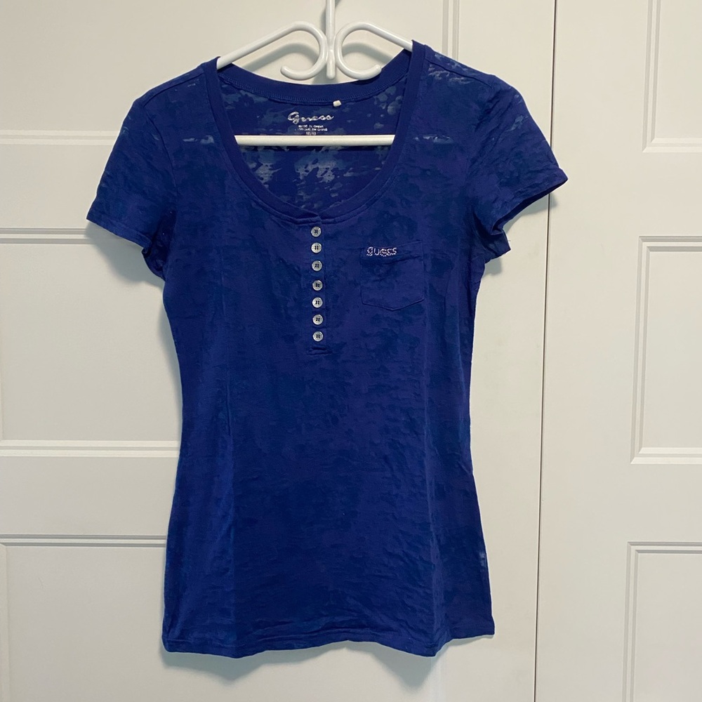 ❗️3/25$❗️ Guess Women's Blue Top
